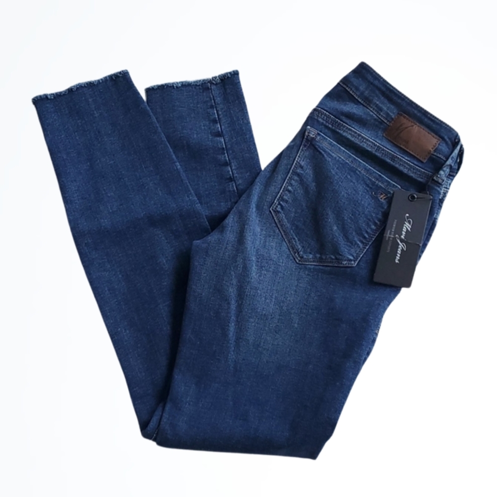 Mavi Jeans Co Adriana Mid Rise Super Skinny Blue Ankle Jeans Size 26 NWT
